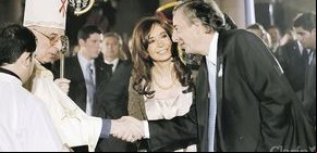 Frente a Cristina, la Iglesia pidió una "mejor distribución de la riqueza"