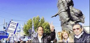 Scioli, en Los Toldos, por homenaje a Evita
