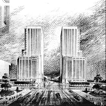 El frustrado proyecto de los edificios mellizos