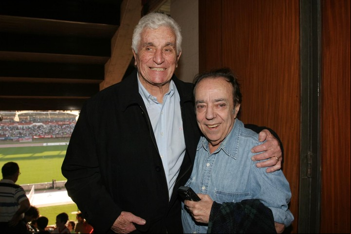 Cumbre de ídolos: el gran Amadeo Carrizo, gloria del arco de River, y Mancera. Se iraban mutuamente.