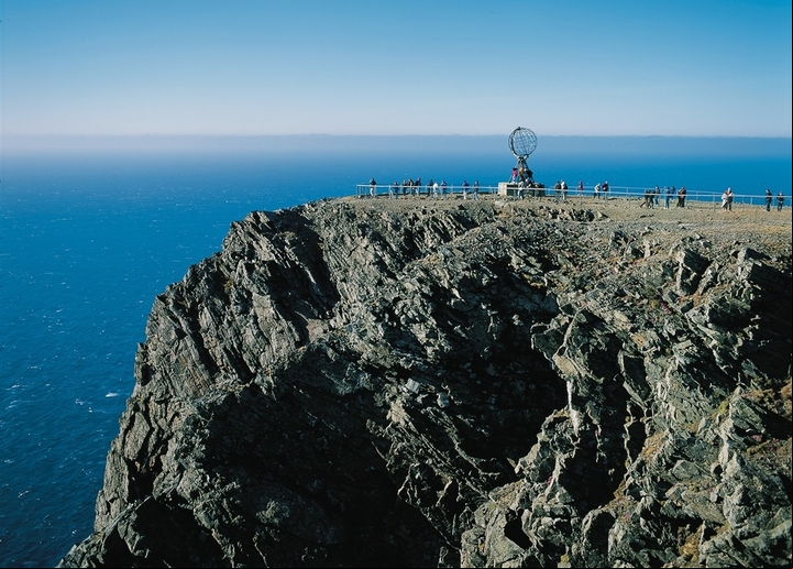 Cabo Norte, en Noruega, el punto más septentrional de Europa. Foto Frithjof Fure-Visitnorway.com