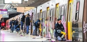 Dura ofensiva con multas y arresto para los que pinten grafitis