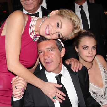 Antonio Banderas, de novio con Sharon Stone