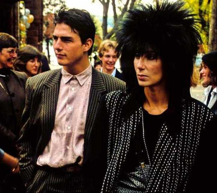 Tom y Cher posan juntos durante su romance en 1985. Foto Archivo Clarín