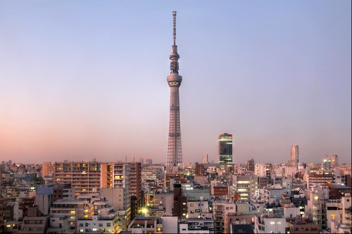 Tokio Skytree, la torre más alta de Japón. Foto: Archivo.