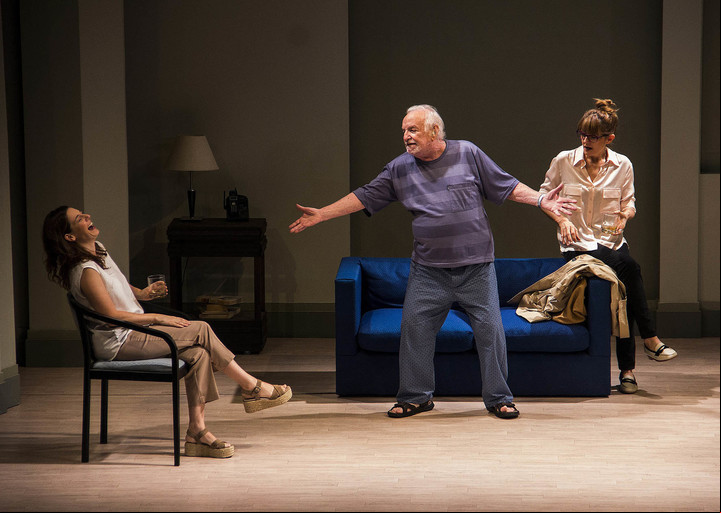 Soriano protagonizó en Buenos Aires "El padre", por la que luego Anthony Hopkins ganaría el Oscar.