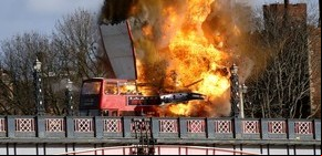 Una explosión durante el rodaje de una película de Jackie Chan causó pánico en Londres