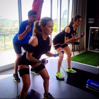 Electrofitness: el entrenamiento que es furor entre los famosos argentinos