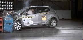 Baja nota para el Peugeot 208 en las pruebas de choque de Latin NCAP