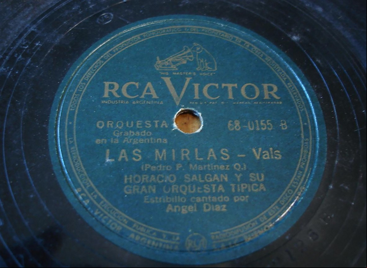 Horacio Salgan y su Orquesta tipica.
Tapa de disco