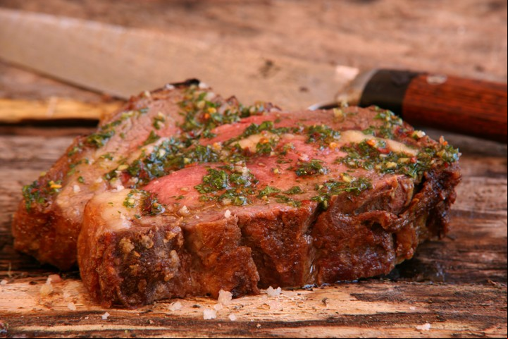 Ojo de bife, uno de los platos del restaurante 1884 de Francis Mallmann.