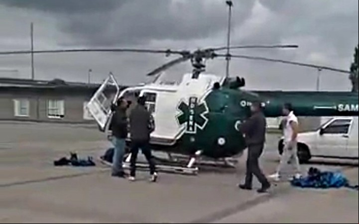 Así se verán los helicópteros de la nueva fuerza policial, cuando sea creada por ley y comience a tener presencia en las calles.