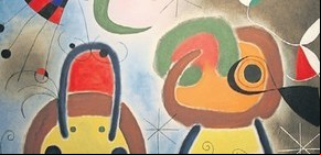 Una muestra con las obras de Miró, en un museo de Ballester
