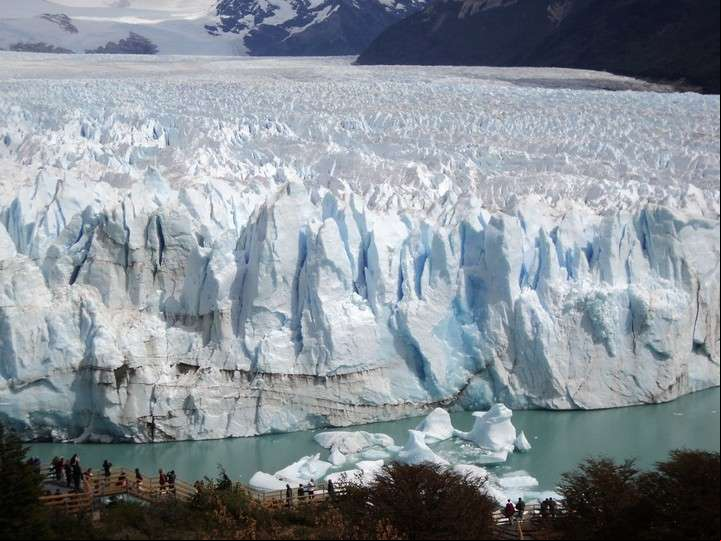 Glaciar Perito Moreno, en Santa Cruz.
