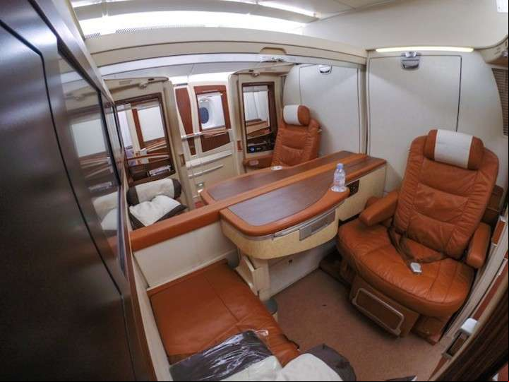 La clase Suite de Singapore Airlines (Derek Low).