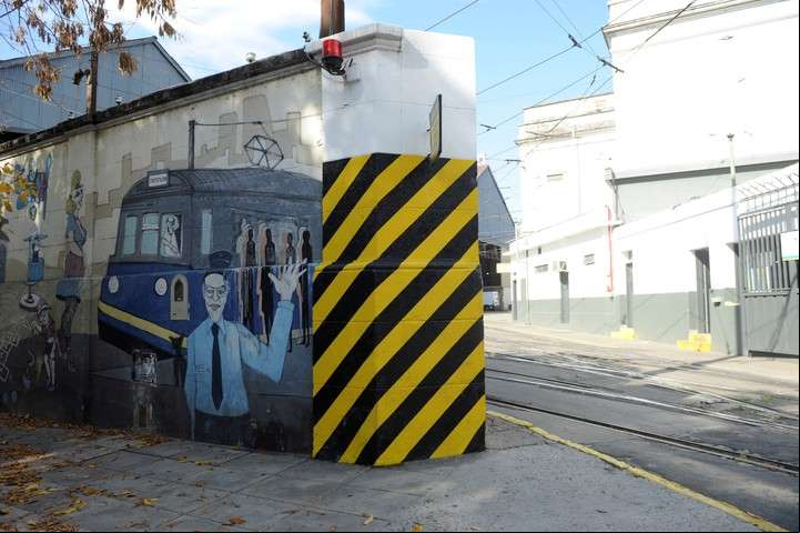 Terminal. Para los antiguos tranvías, en Caballito. / Emiliana Miguelez