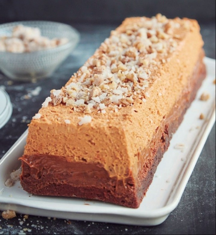 Torta helada brownie