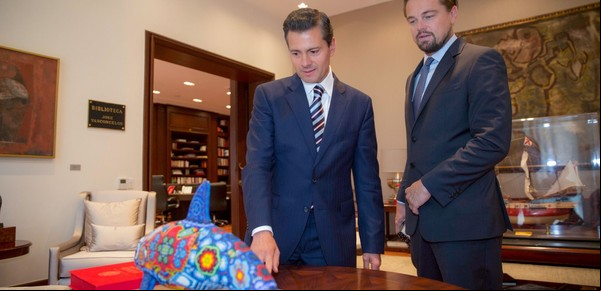 Leo DiCaprio, Enrique Peña Nieto y Carlos Slim se unen para salvar a un animal