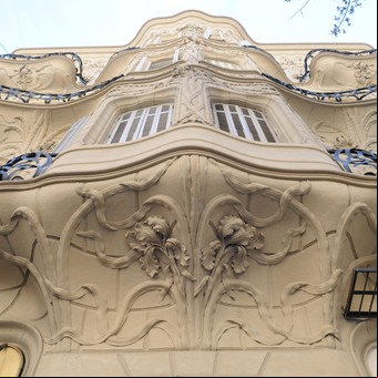 Grandes detalles del Art Nouveau a la porteña