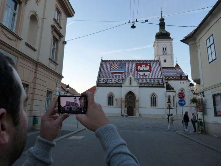 El colorido techo de la iglesia de San Marcos, Zagreb (GI/Viajes)