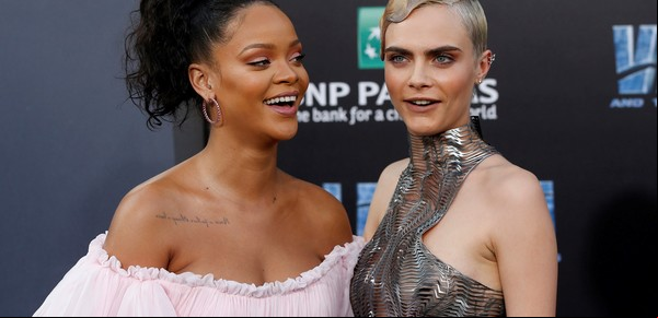 Rihanna, Cara Delevingne y Kendall Jenner, juntas en la alfombra roja