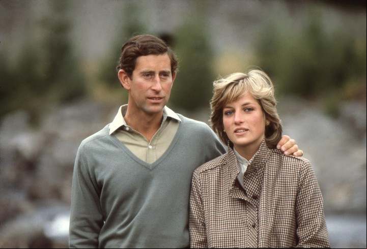 Diana y Carlos en Escocia.