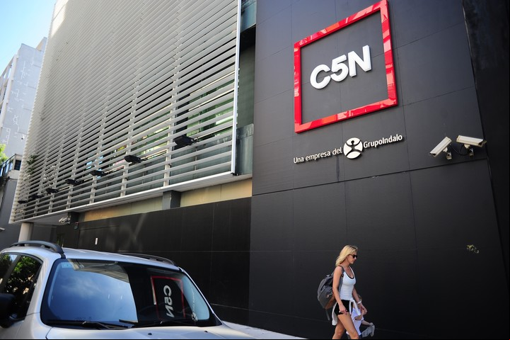 El edificio de C5N y del Grupo Indalo en la calle Olleros y Av. Alvarez Thomas. Foto German García Adrasti