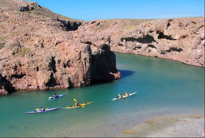 La ría de Puerto Deseado.