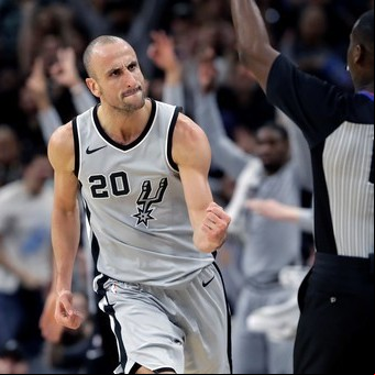Manu Ginóbili, entre los mejores 60 jugadores de la historia de la NBA