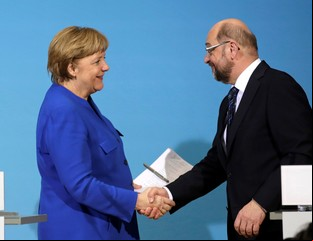 Alemania: Angela Merkel, en manos de una caliente interna socialdemócrata