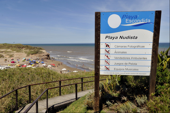 Playa Escondida se encuentra en el kilómetro 552 de la ruta 11, en Mar del Plata. Foto Maxi Failla / archivo Clarín