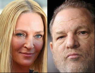 Uma Thurman contó cómo la acosó Harvey Weinstein