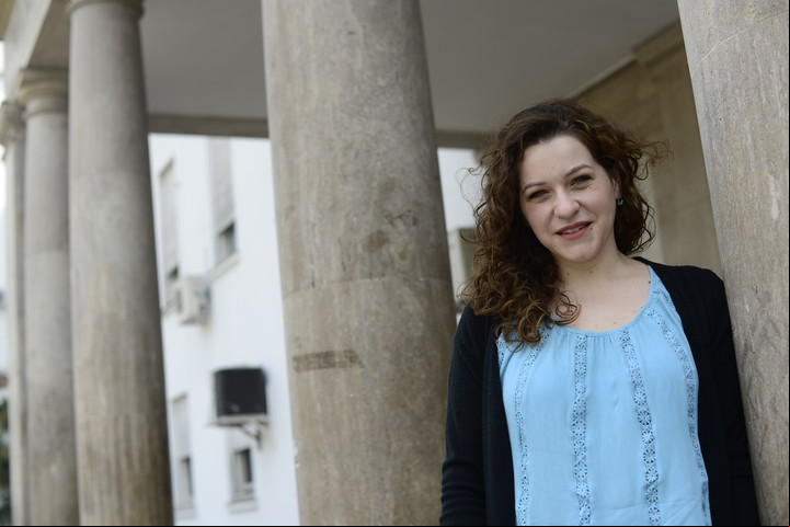 Gabriela Margall cuenta la historia de una institutriz inglesa en Argentina. Foto David Fernández