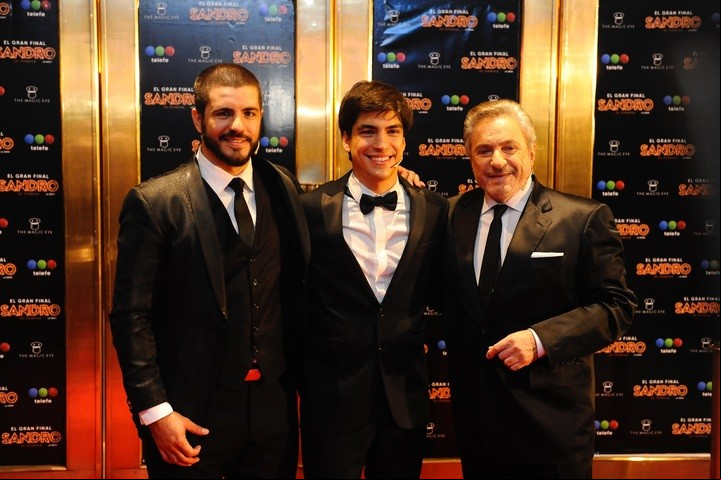 Caponi, Sullivan y Grimau, los actores de "Sandro de América".