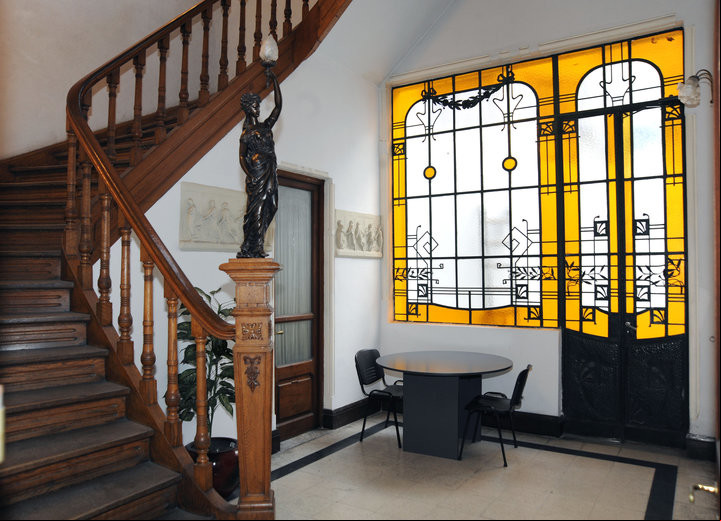 Vitral II. Pura luz en el Palacio Gibert. / Archivo Clarín