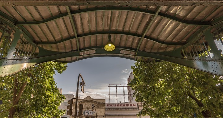Hierro ondulante. En la estación del Roca. / Gentileza Iván Malesani