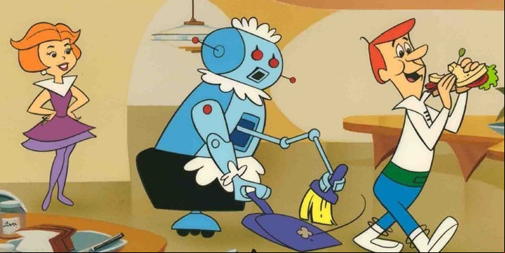 Robotina, un personaje de la serie animada Los Supersónicos, de los años '60. Podía hacer tareas domésticas.