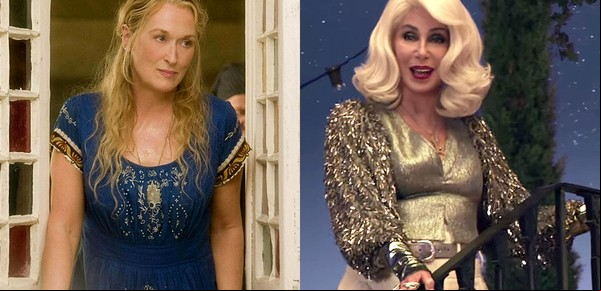 Cher será la madre de Meryl Streep y ya hay polémica por la poca diferencia de edad