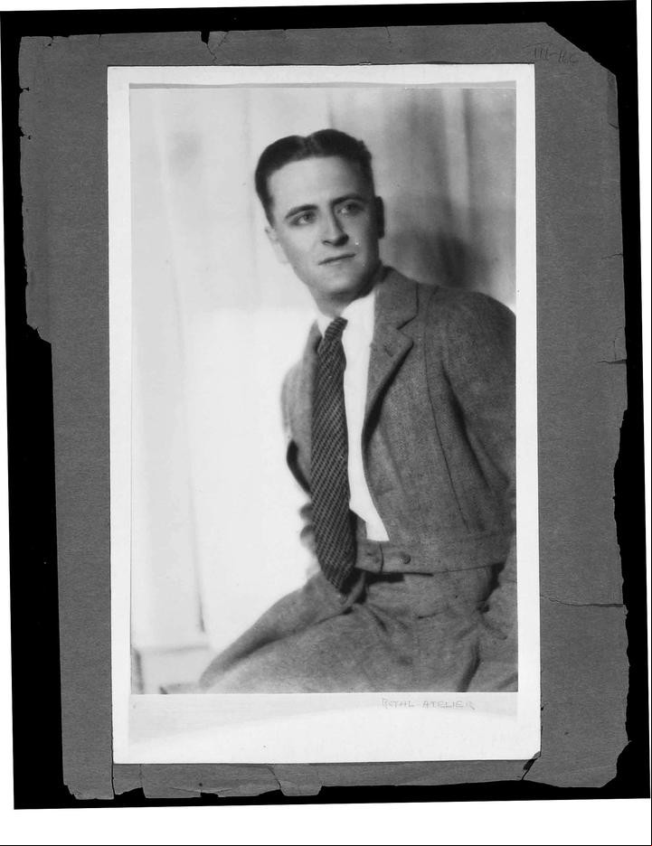 Scott Fitzgerald, escritor. Archivo Clarín.