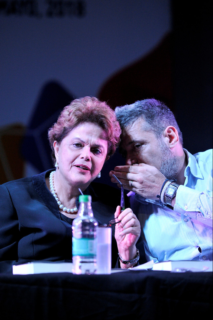 Dilma Rousseff. Con Víctor Santa María, pidió por la libertad de Lula. / Maxi Failla