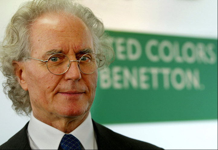 Luciano Benetton, el magnate que fundó el grupo Benetton. Foto AFP archivo