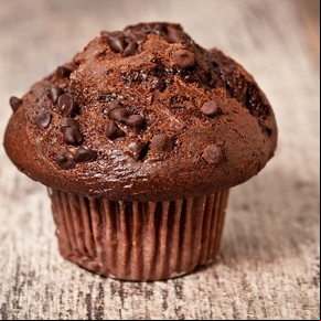 Muffins de chocolate
