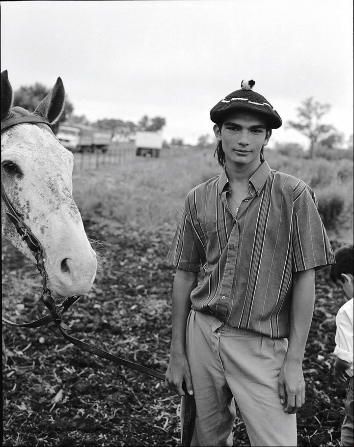 Domador joven. En la Fiesta del Caballo.