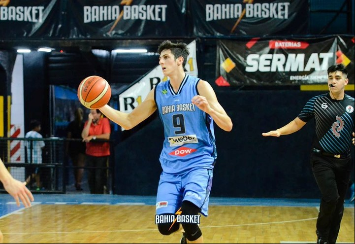 Leandro Bolmaro se formó en ese buen proyecto que es Bahía Basket.
Foto: @bahiabasket