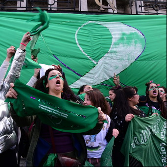 Aborto: una caravana "verde" de 8 postas pidió por la legalización