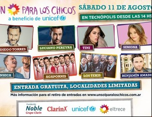 Conocé los shows de Un Sol para los Chicos 2018