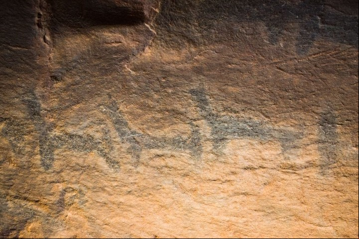 Pinturas rupestres dentro de las cuevas (FIdo Abán)