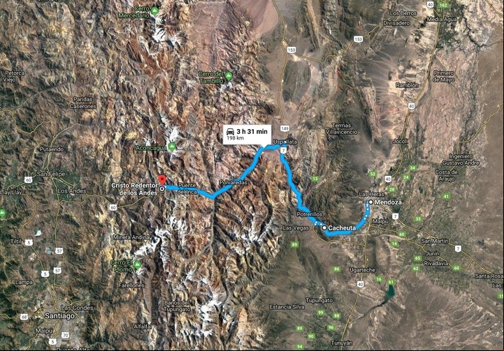 De Mendoza hasta el límite con Chile, y si se anima, hasta el Cristo Redentor de los Andes.