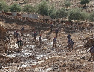 La ciudad de Petra, una de las siete maravillas del mundo, bajo agua por lluvias torrenciales
