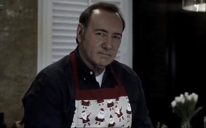 Captura del video que subió Kevin Spacey en 2018.